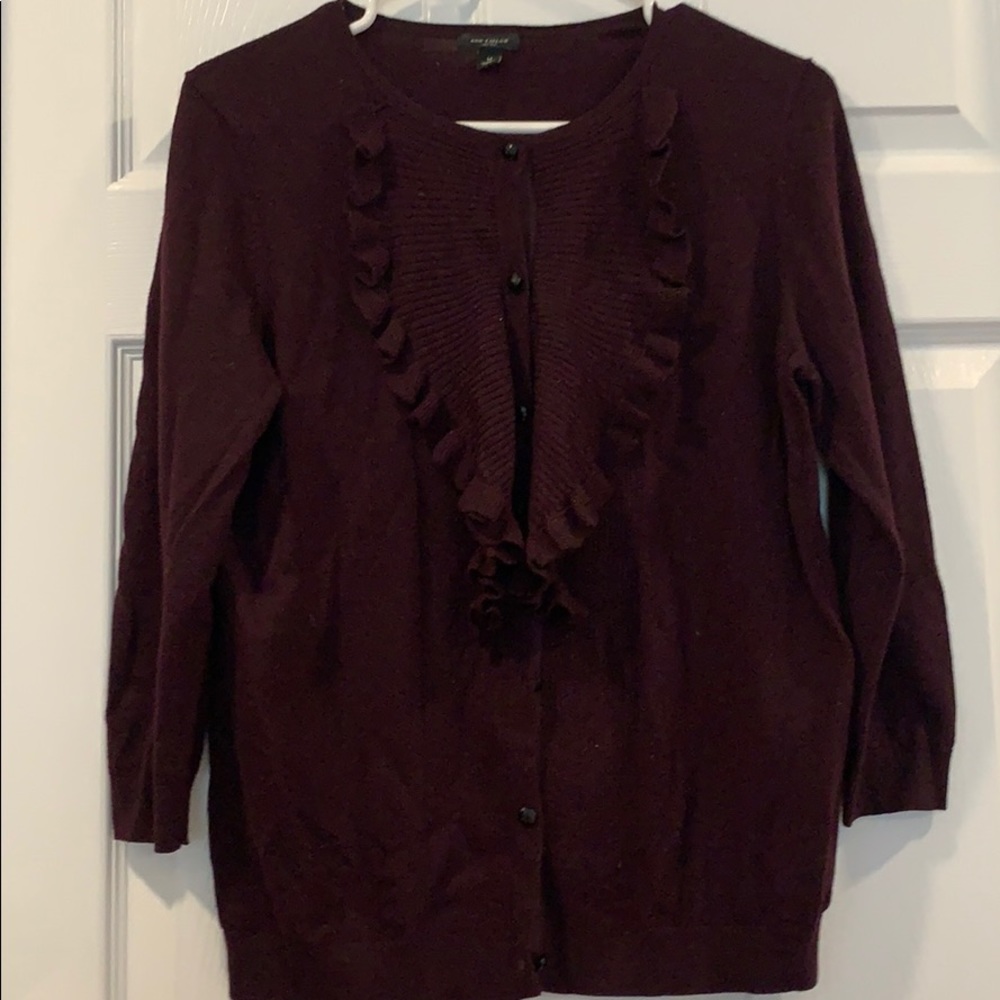 Ann Taylor 3/4 length sleeve Cardigan Sweater